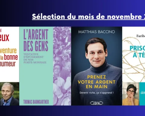 Les 5 LIVRES DU MOIS DE novembre 2024